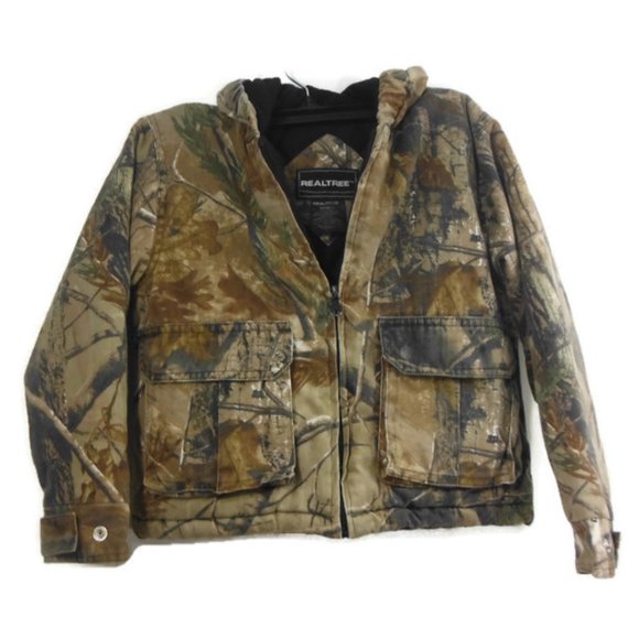 Youth Realtree Woodland Camouflage Coat/Jacket - S